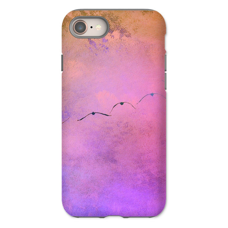 Pelicans in Flight A1 Tough Phone Case