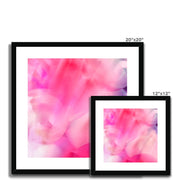 Flower Abstract A1 Framed & Mounted Print