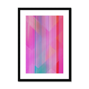 Stripes  and Shapes A2 Framed & Mounted Print