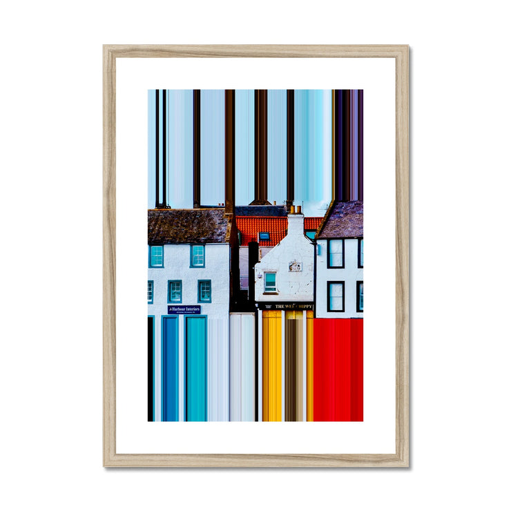 Anstruther Shorefront B2 Framed & Mounted Print