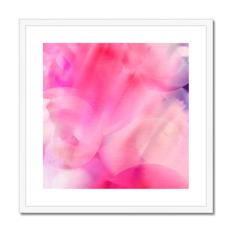 Flower Abstract A1 Framed & Mounted Print