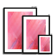 Brushstrokes B4 Framed & Mounted Print