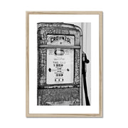 Old Petrol Pump A5 Framed & Mounted Print