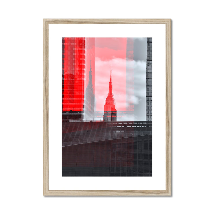 Empire State Building A6 Framed & Mounted Print