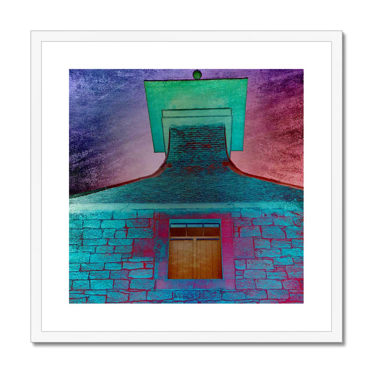 Pagoda Roof A8 Framed & Mounted Print