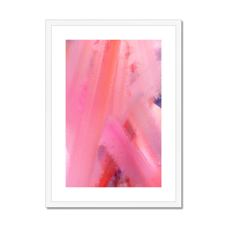 Brushstrokes B2 Framed & Mounted Print