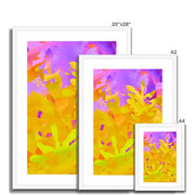 Leaves E1 Framed & Mounted Print