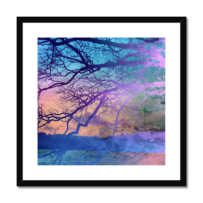 Trees on the Horizon A5 Framed & Mounted Print