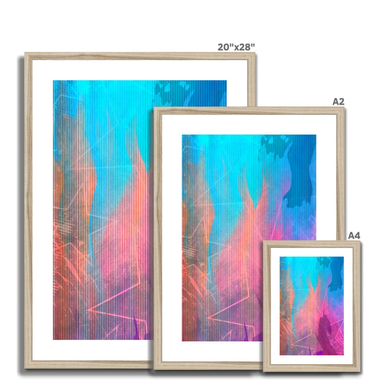 Magic Flames B3 Framed & Mounted Print