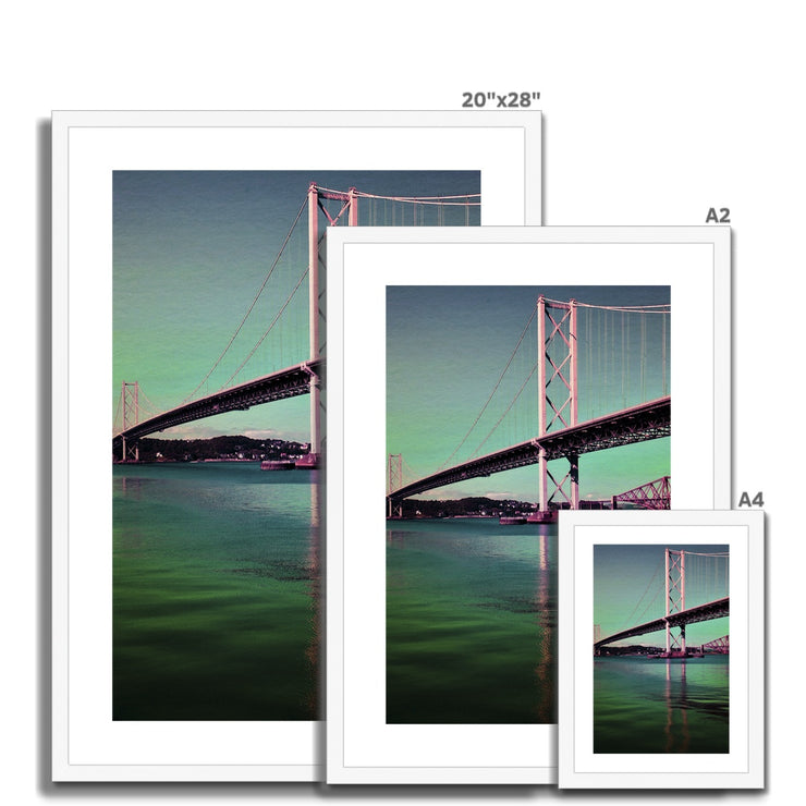 Forth Road Bridges C1 Framed & Mounted Print