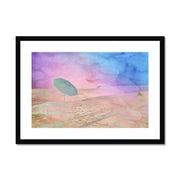 Parasol on Kure Beach A2 Framed & Mounted Print