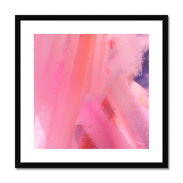 Brushstrokes B2 Framed & Mounted Print