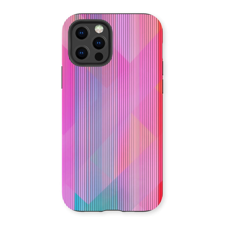 Stripes  and Shapes A2 Tough Phone Case