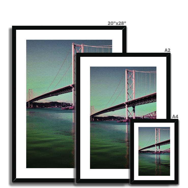 Forth Road Bridges C1 Framed & Mounted Print