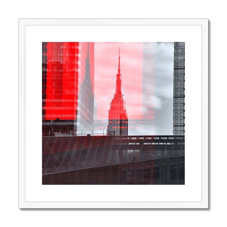 Empire State Building A6 Framed & Mounted Print