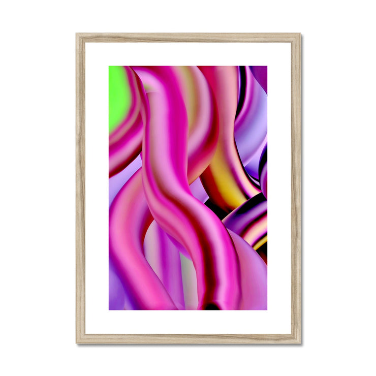 Candy Strips A4 Framed & Mounted Print