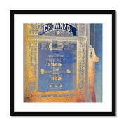 Old Petrol Pump A1 Framed & Mounted Print