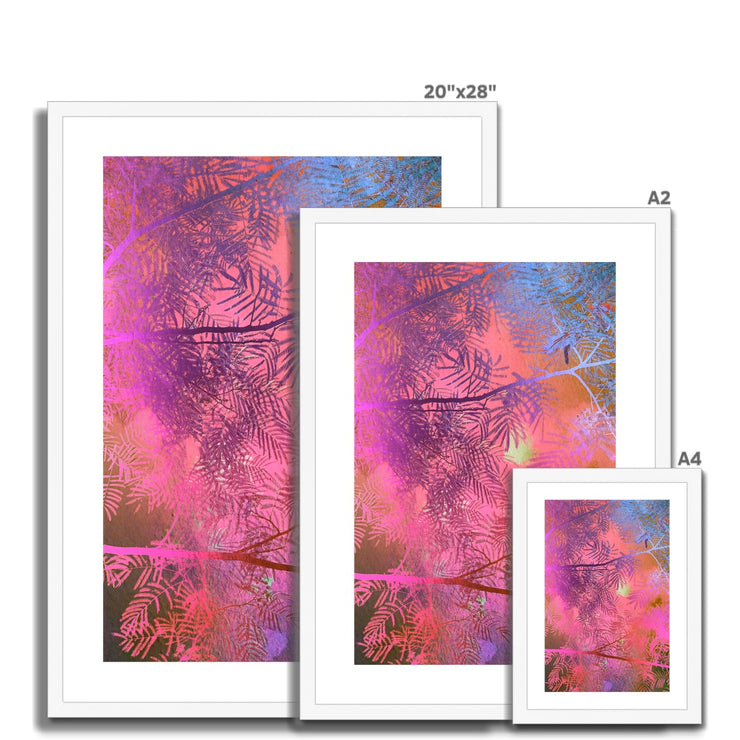 Albizia Tree A5 Framed & Mounted Print