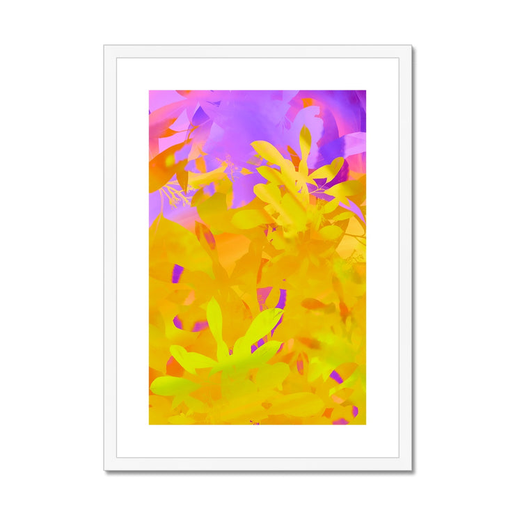 Leaves E1 Framed & Mounted Print