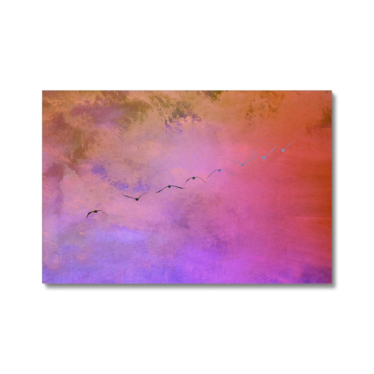 Pelicans in Flight A1 Canvas