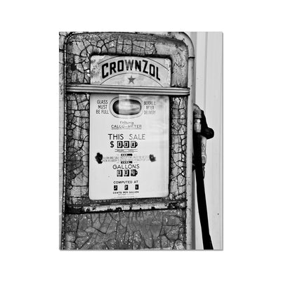 Old Petrol Pump A5 Hahnemühle Photo Rag Print