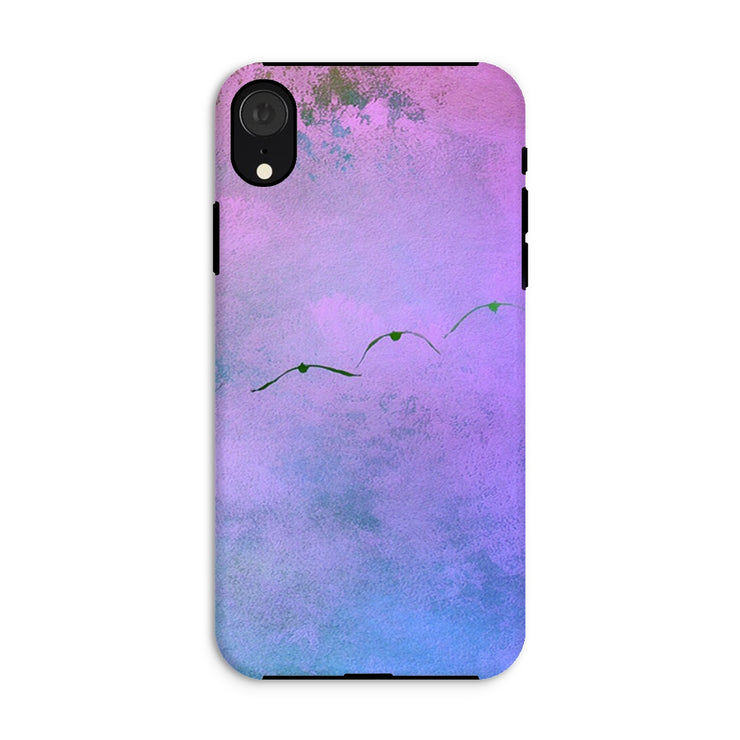 Pelicans in Flight A4 Tough Phone Case