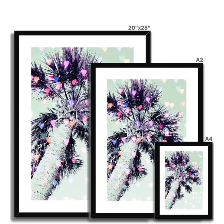 Palm Tree A2 Framed & Mounted Print