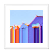 Buildings at Port Edgar B5 Framed & Mounted Print