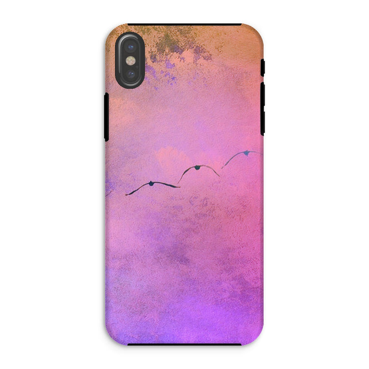 Pelicans in Flight A1 Tough Phone Case