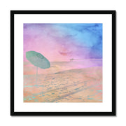 Parasol on Kure Beach A2 Framed & Mounted Print