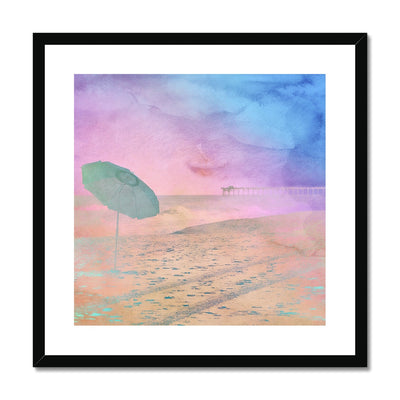 Parasol on Kure Beach A2 Framed & Mounted Print