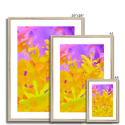 Leaves E1 Framed & Mounted Print